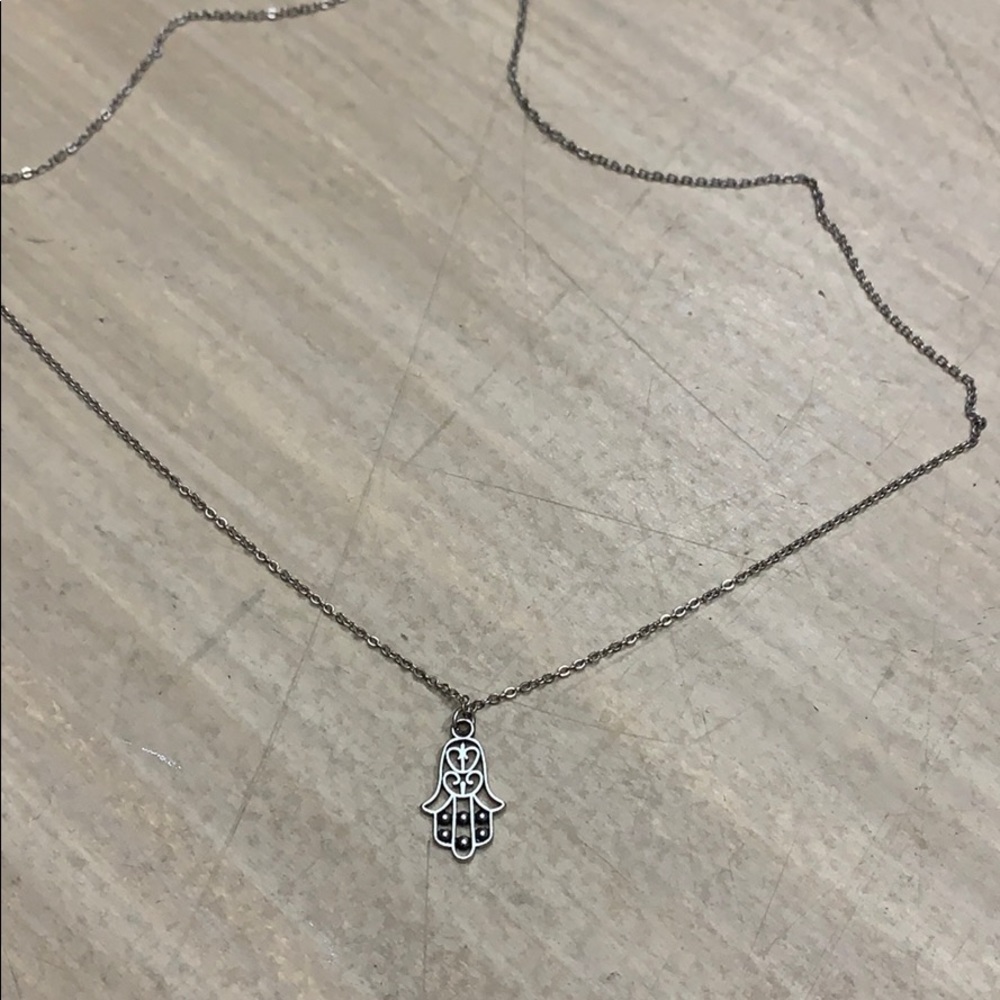 Hamsa necklace